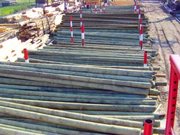 Столбы ЛЭП и связи(опоры) деревянные,  окоренные,  пропитанные